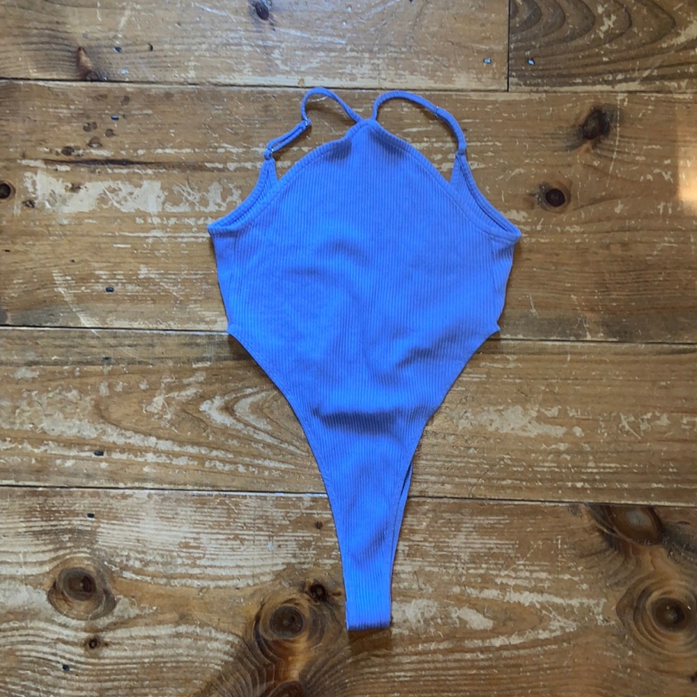 Wild Fable - purple/blue bodysuit (S)